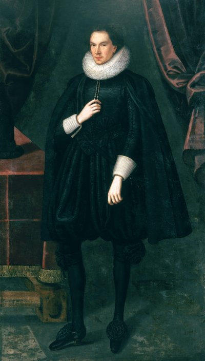 Thomas Wentworth爵士（1593-1641），c.1612-18 作者 罗伯特·匹克的老工作室